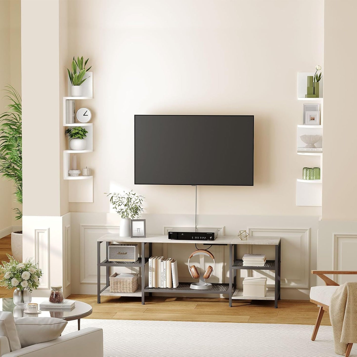 A Corner Shelf Corner Moisture-proof No Punching Wall Bedroom Wall Corner Bookshelf Kitchen Triangle Cabinet Storage Rack