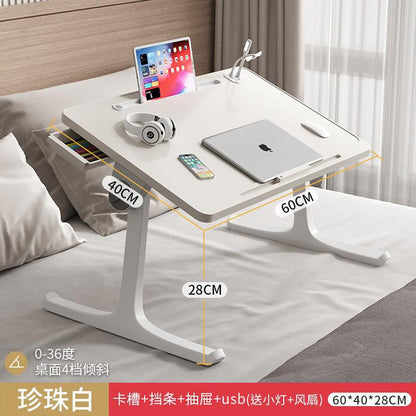 A folding table, bedroom, bay window, desk, household foldable table, dormitory bed table, lazy bed, balcony small storage