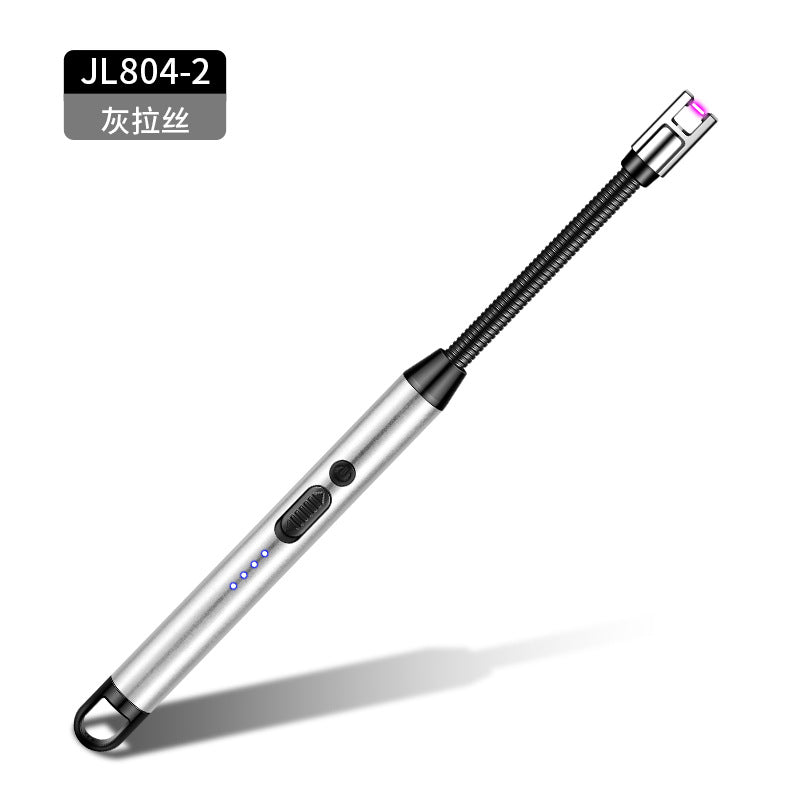 A JL804 factory direct sales rechargeable cigarette lighter aromatherapy gas natural gas stove USB arc kitchen ignition gun
