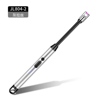 A JL804 factory direct sales rechargeable cigarette lighter aromatherapy gas natural gas stove USB arc kitchen ignition gun