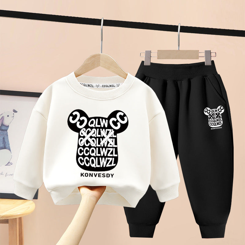 A children's sweater set