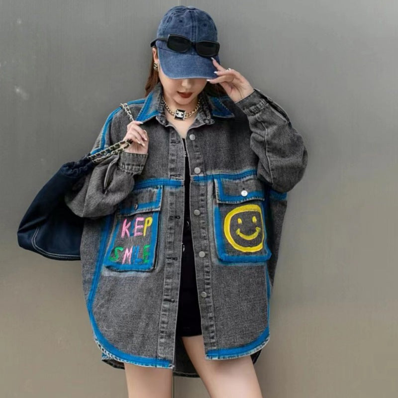 A denim top