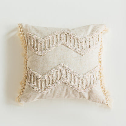 A throw pillow pillowcase