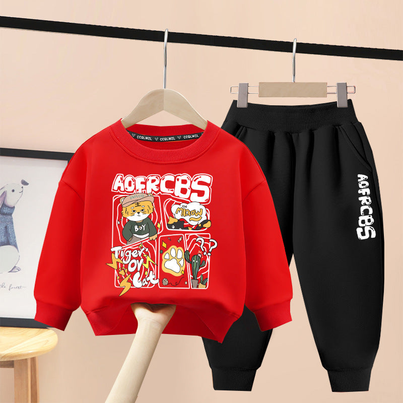 A children's sweater set