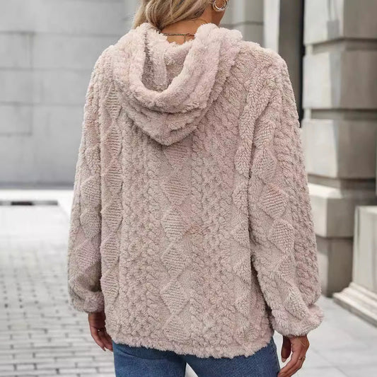 A hooded top