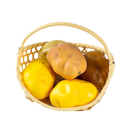 A Simulated Potato Vegetable Model Foam Fake Potato Shooting Film and Television Props Children's Early Education Cabinet Decoration