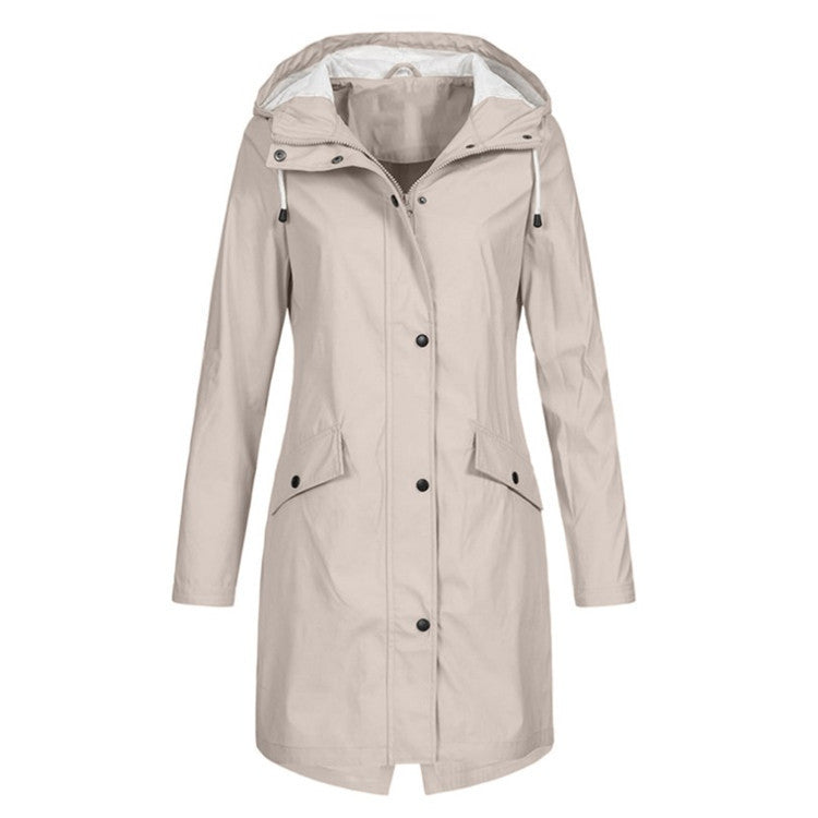 A hooded jacket