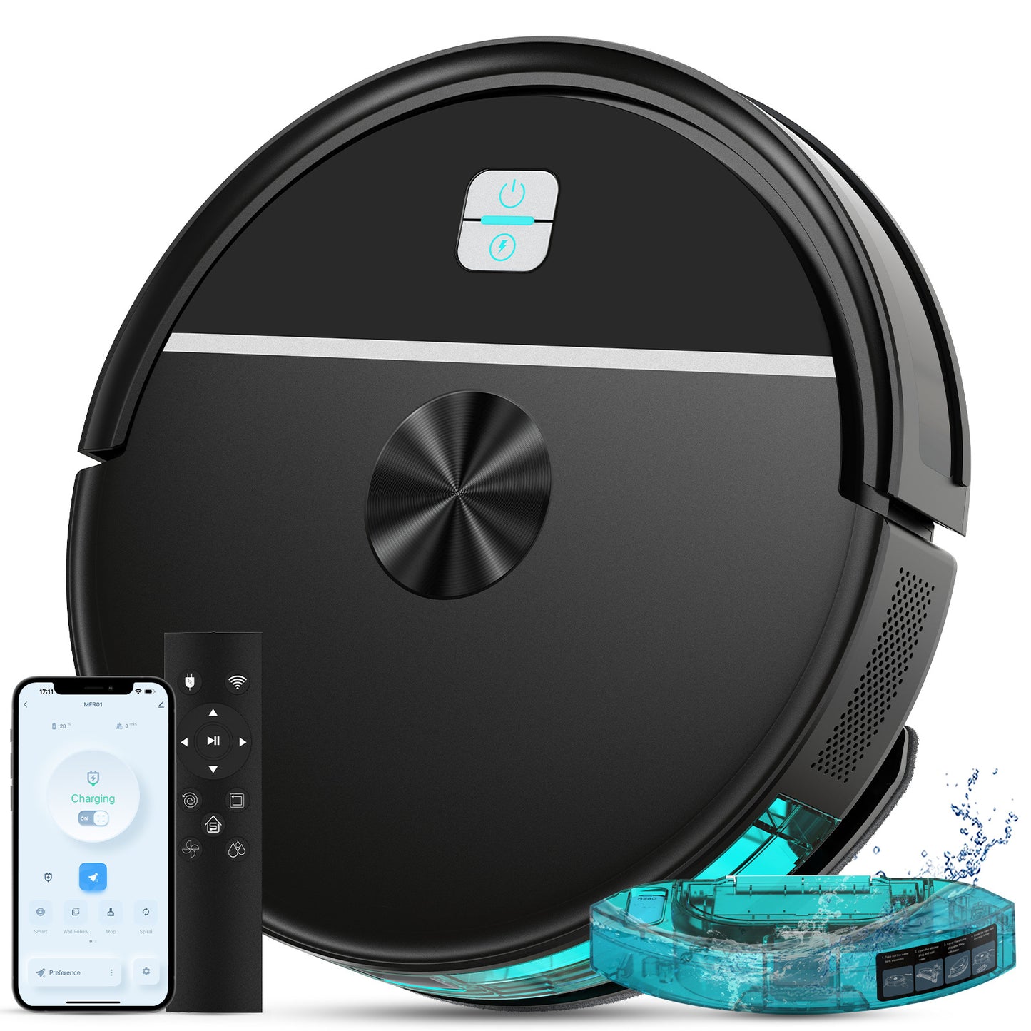 A Sweeping and mopping robot