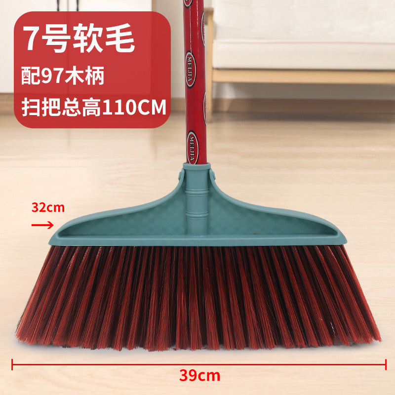 A stainless broom