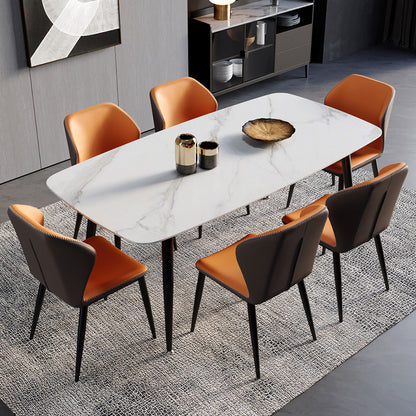 A leather chair backrest chair
