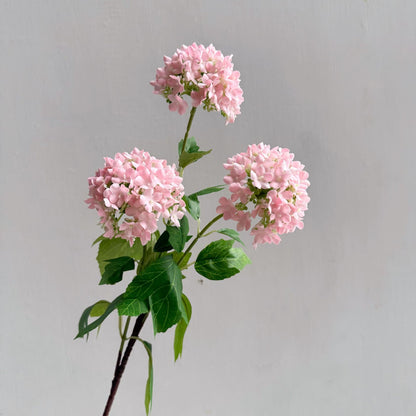 A simulated flower wood hydrangea snowball small hydrangea home wedding outdoor landscaping model room decoration flower arrangement fake flower wholesale