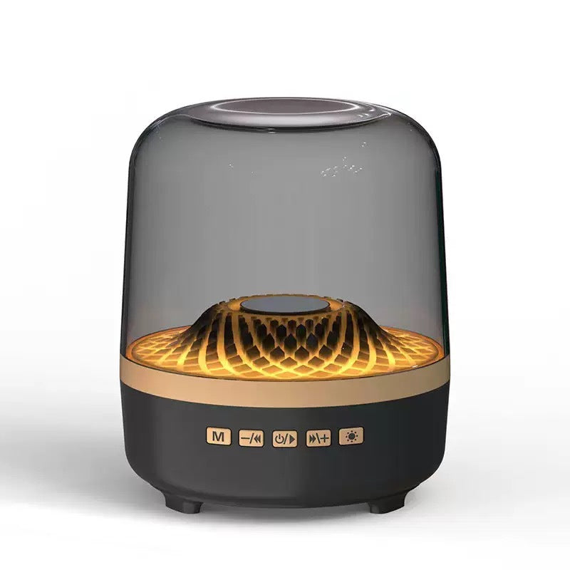 A mini glazed bluetooth speaker