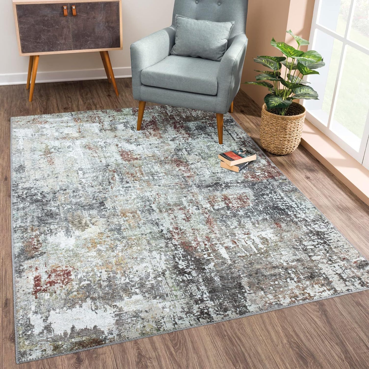 A carpet floor mat