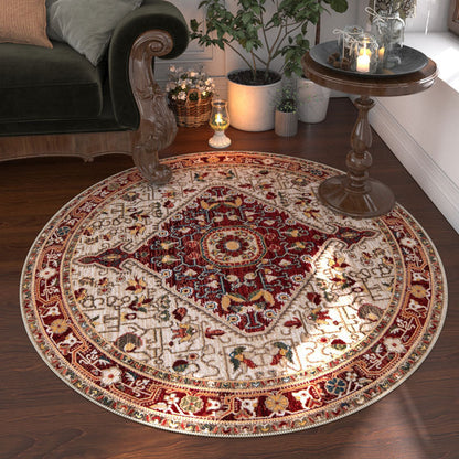 A round carpet