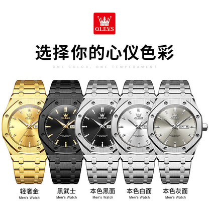 Custom watch design A watch automatic ultra-thin square luminous steel belt