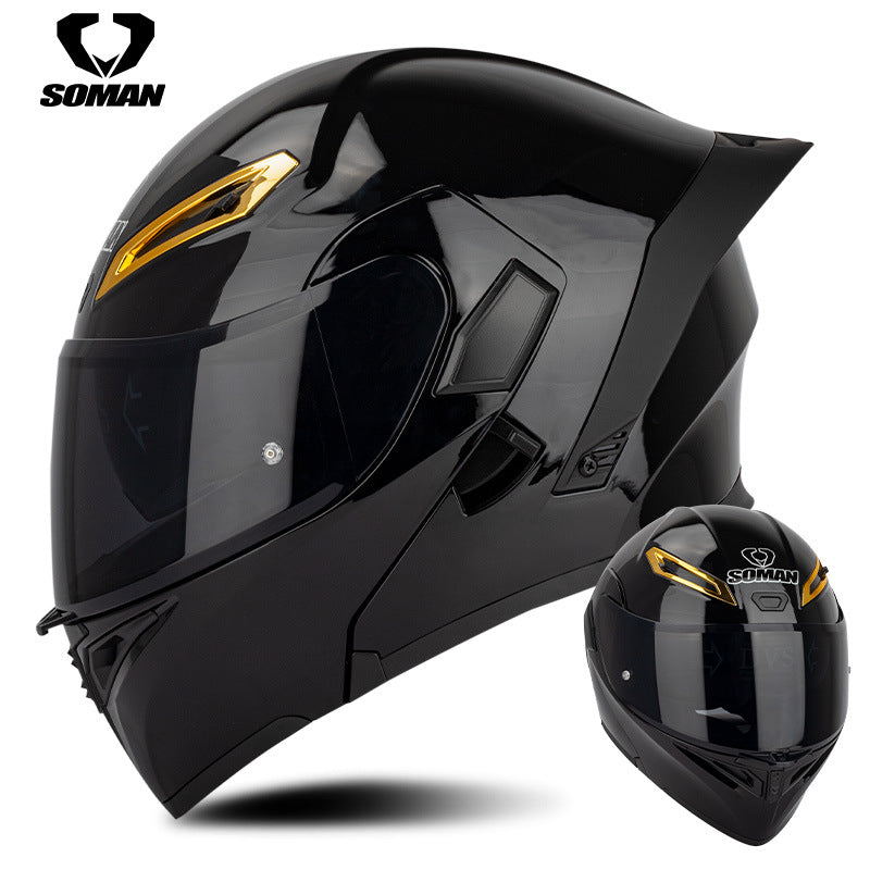 A locomotive helmet