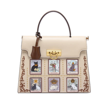 A fashion niche Kelly bag 0232 large capacity commuter portable platinum bag