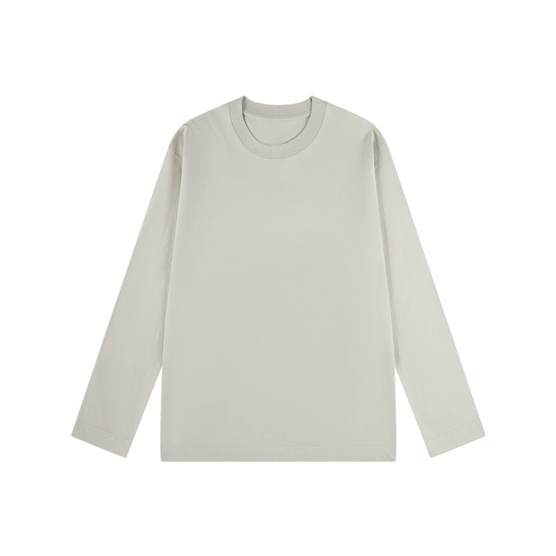 A cotton long-sleeved top