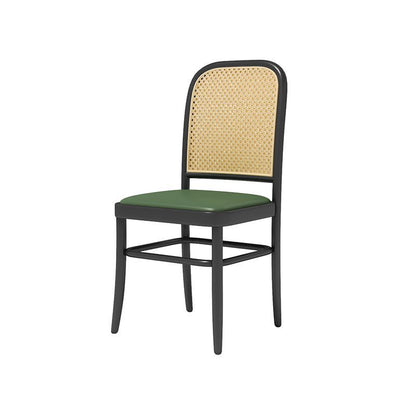 A metal leather seat chair