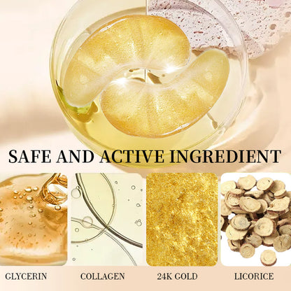 A moisturizing eye mask
