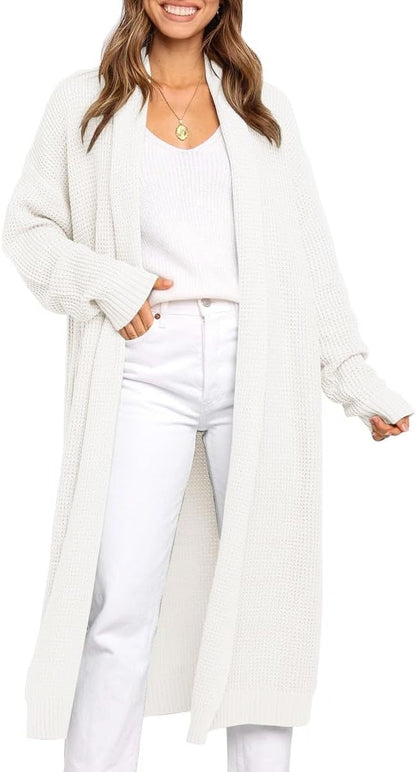 A knit sweater jacket