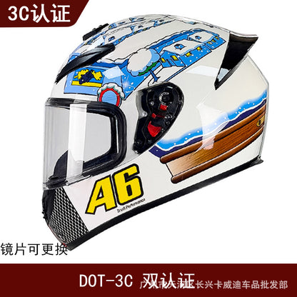 A locomotive helmet