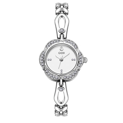 A Watch Women's Light Luxury Niche Simple Temperament Bracelet Women's Flower Dial High-end Ladies