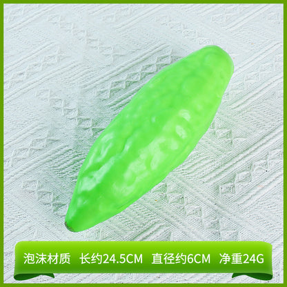 A simulated vegetable early education props studio shooting props window ornaments fake cabbage radish fake vegetables
