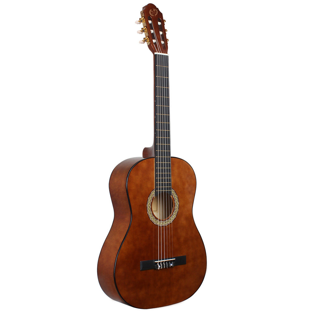 A classical guitar 38 inch beginner introductory practice piano beginner adult rounded acoustic guitar guita