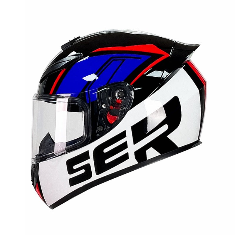 A locomotive helmet