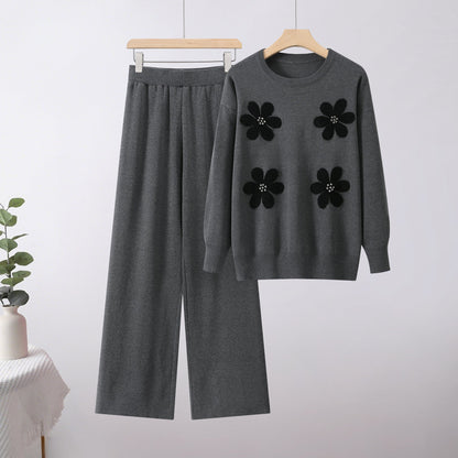 A two-piece knitted set
