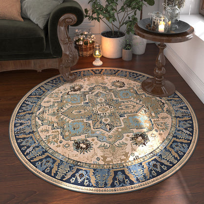 A round carpet