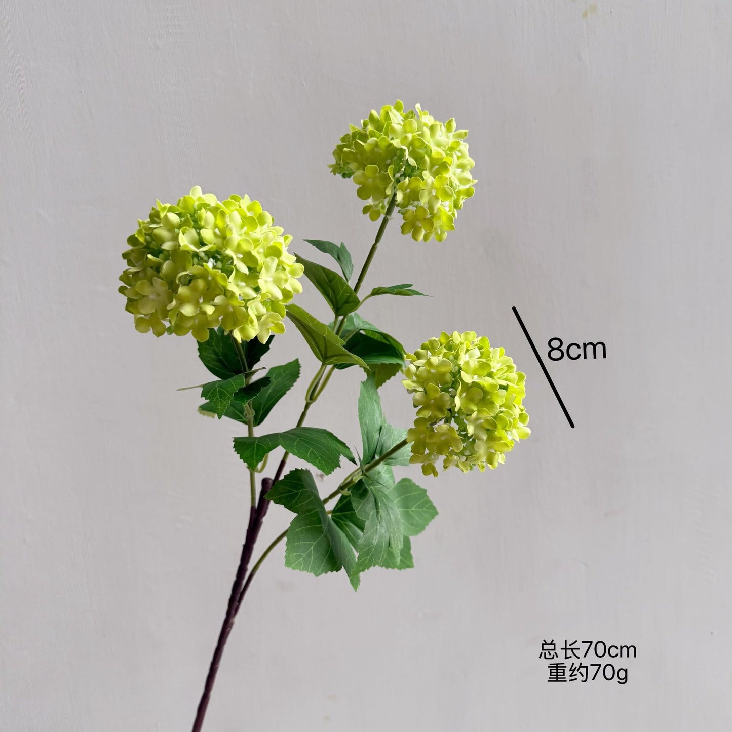 A simulated flower wood hydrangea snowball small hydrangea home wedding outdoor landscaping model room decoration flower arrangement fake flower wholesale