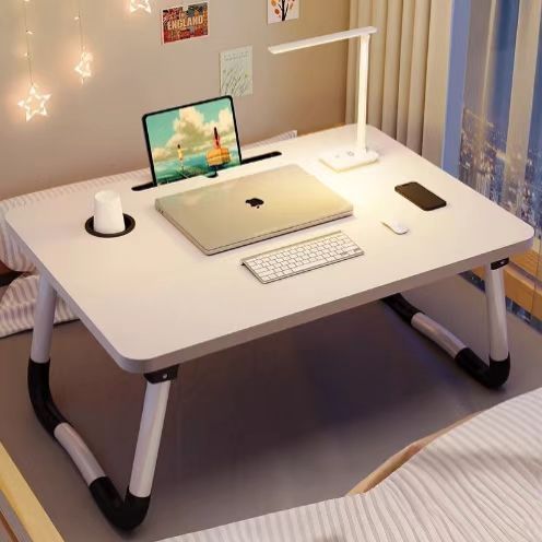 A: Removable bed table dormitory folding desk free computer desk office furniture