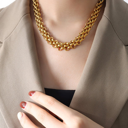 A necklace bracelet jewelry