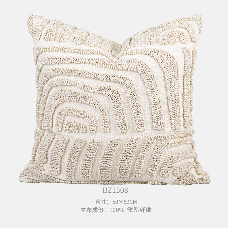 A throw pillow