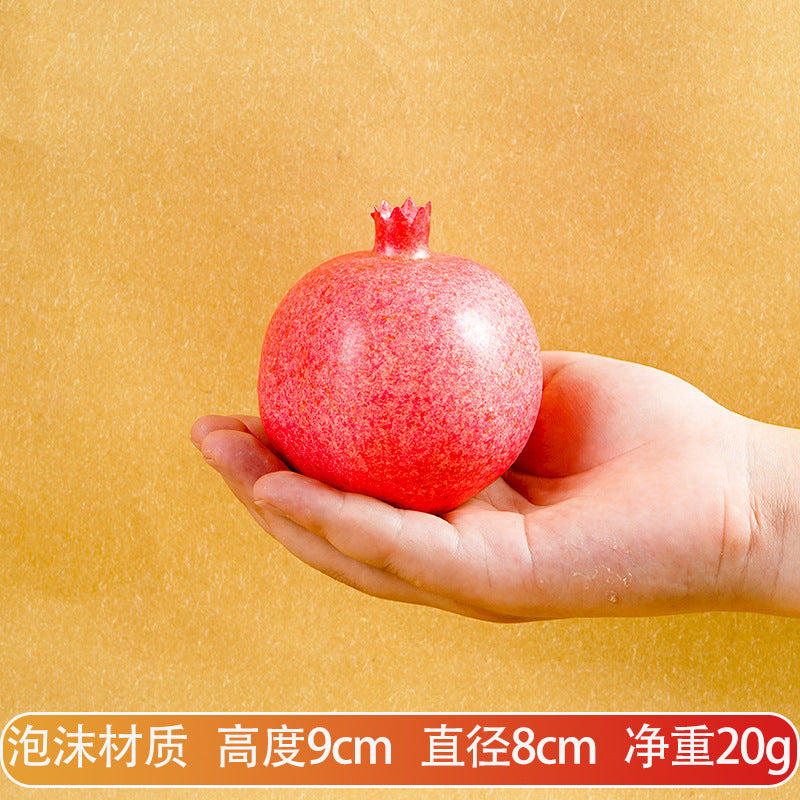 A Simulated fruits, fake fruits, apples, oranges, oranges, models, plastic decorations, ornaments, shooting props, children's teaching aids