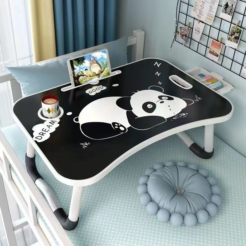 A: Removable bed table dormitory folding desk free computer desk office furniture