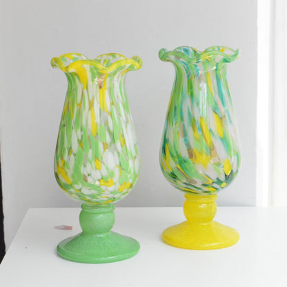 A glass vase ornament decoration