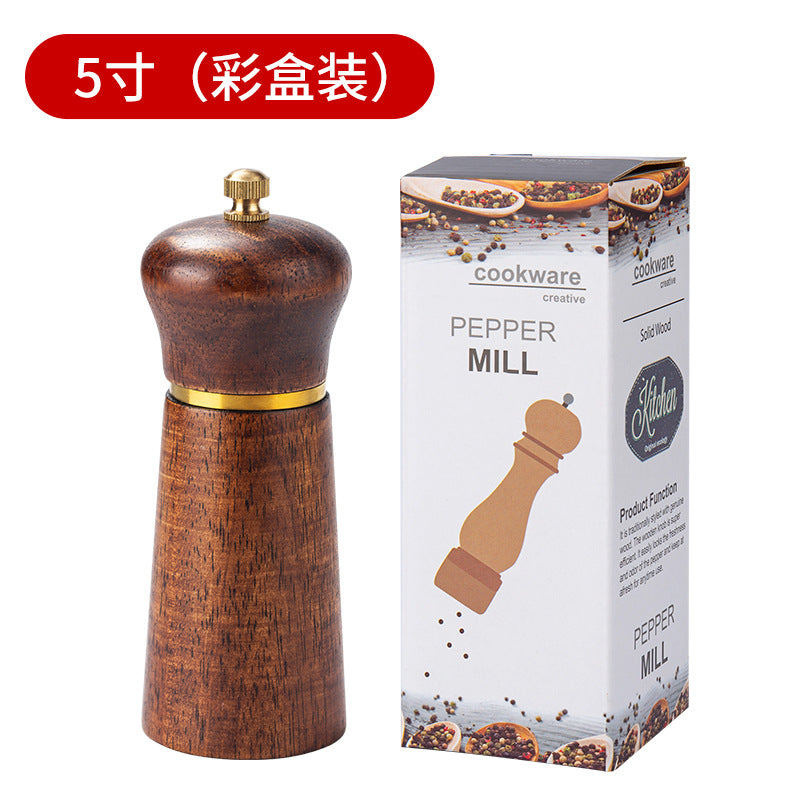 A pepper grinder