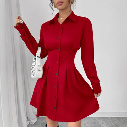 A lapel dress