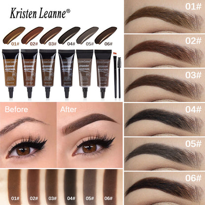 A eyebrow glue waterproof eyebrow dye cream