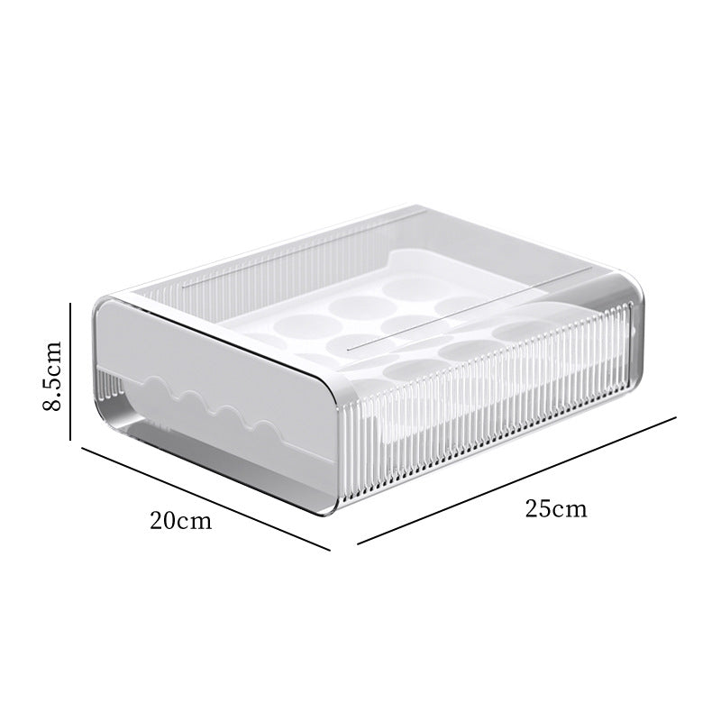 A refrigerator egg storage box