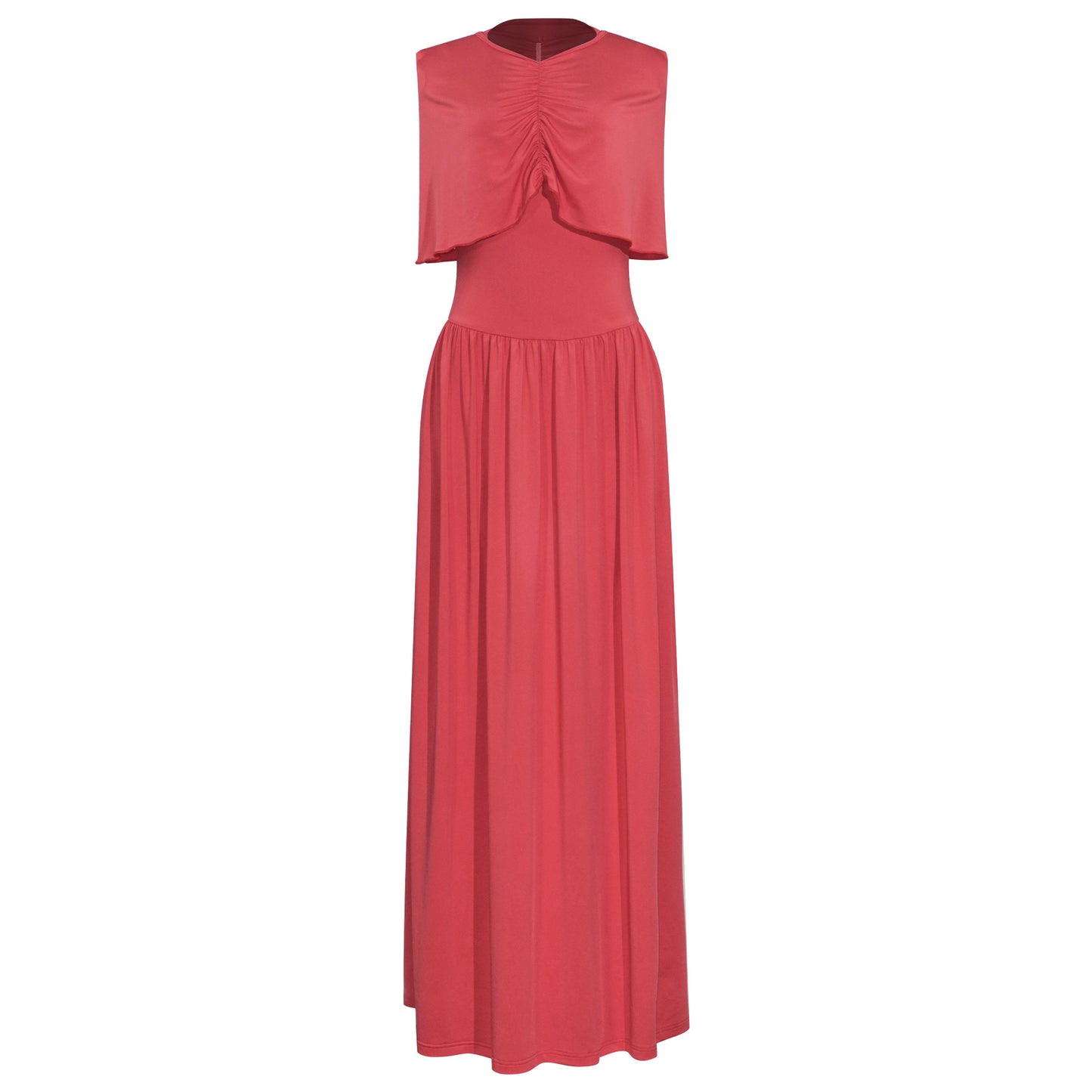 D112DS European and American cross-border 2025 spring explosion new women's dress two-piece set off-the-shoulder cape sexy slim fit - Mixbatch