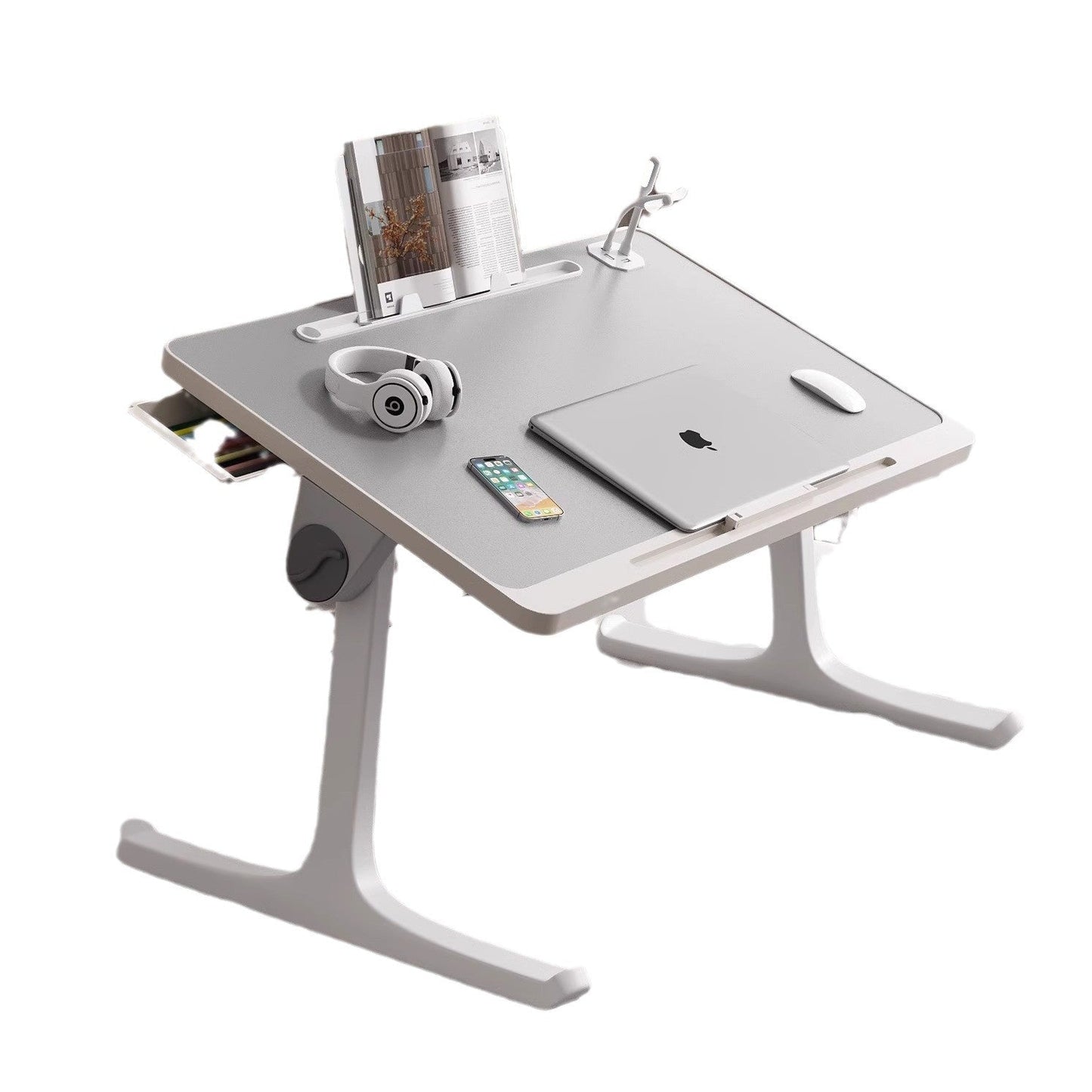 A folding table, bedroom, bay window, desk, household foldable table, dormitory bed table, lazy bed, balcony small storage