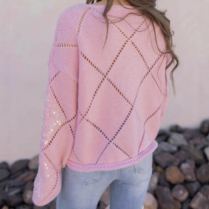 A sequined sweater