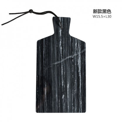 A Marble cutting board Chopping board Fruit plate Household cutting board Household panel Bread board Anti-mildew Dessert Pastry White
