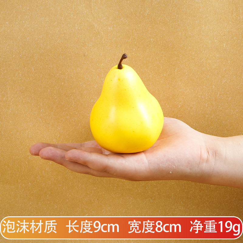 A Simulated fruits, fake fruits, apples, oranges, oranges, models, plastic decorations, ornaments, shooting props, children's teaching aids