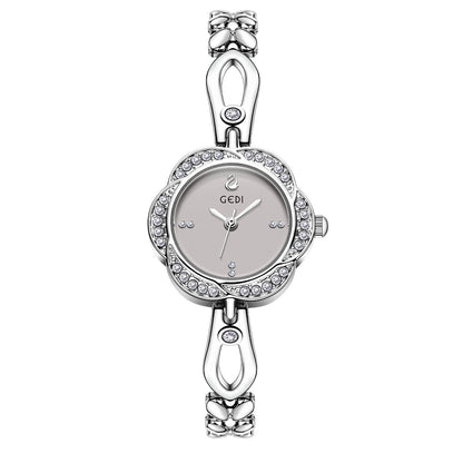A Watch Women's Light Luxury Niche Simple Temperament Bracelet Women's Flower Dial High-end Ladies