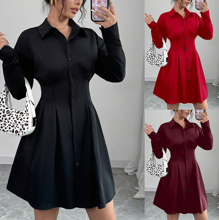 A lapel dress